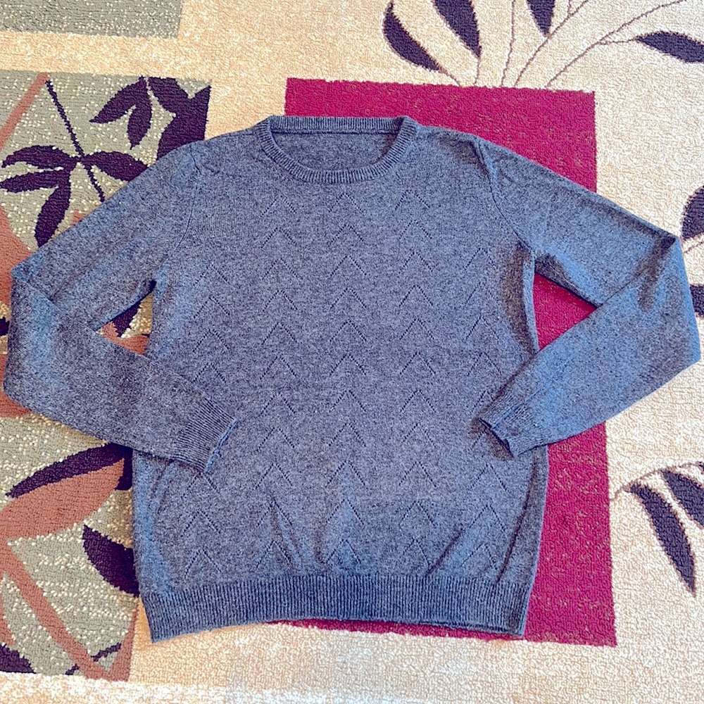 Gray Pashmina Sweater